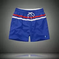 polo ralph lauren short de bain discount bleu blanc